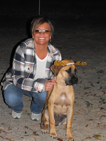 Sarah Palin w/ Moose